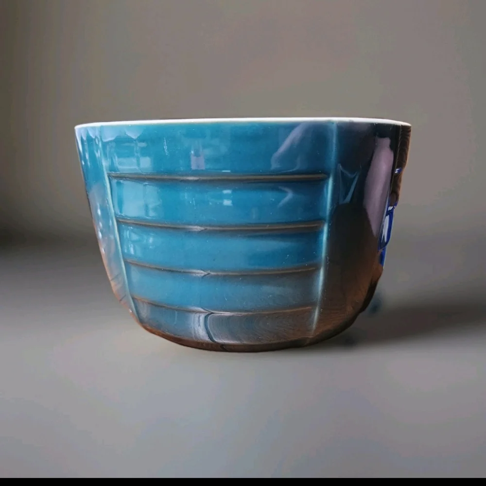 MCM Hall China x Hotpoint Refrigerator Bowl Dark Teal 6